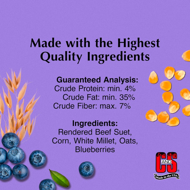 CS C&S Berry Suet Treat 11.75 Ounces, 12 Pack - Image 2